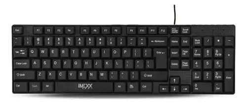 Teclado Imexx IME-20321SP USB Español Computación