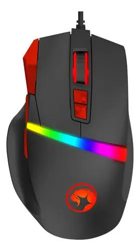 Mouse Gamer Marvo G944 Alámbrico 8000 Dpi RGB Precisión